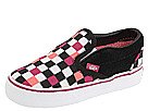Vans Kids Classic Slip-On (Infant Toddler) | Girls Shoes (Multi Check) Black Sangria