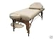 Cream 77" Long 30" Wide 4" Pad Reiki Portable Massage Table