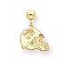 14K Jacksonville Jaguars Helmet Ball Post Earrings - NF947