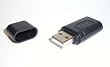 USB Memory Card Reader Adapter for Micro SD / T-Flash, Black [Retail Packaging]