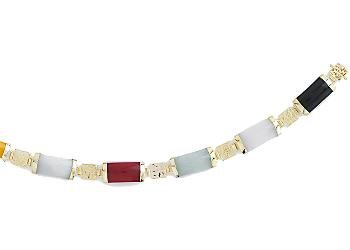 21lzPc%2B0w2L Review Of Signature 71 2 Gold Jade Chinese Symbol 18KT GOLD OVER STERLING