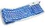 Flexible Tastatur PS/2 Blau