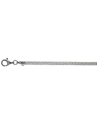 Sterling Silver Italian Tubular Mesh Chain Necklaces & Bracelets 3mm Nickel Free, sizes 7 - 20 inch