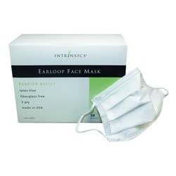 Swine Flu White Earloop Face Masks- Latex-Free- 50 ct