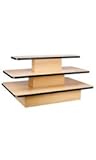 Maple Three Tier Retail Display Table