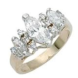 .95ct Marquise Cut Ring Exquisite CZ