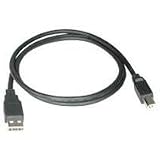 Cables To Go 28102 USB 2.0 A Male to B Male Cable, Black (6.5 Feet 2 Meters) by