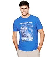 North Coast Pure Cotton Half Moon T-Shirt
