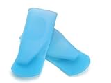 SiliconeZone Pair Of Oven Mitts, Translucent Blue