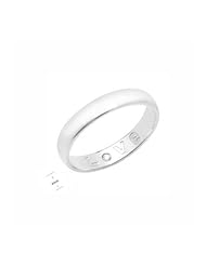 Love Internal Embedded Women Matching - 18K White Gold Ring