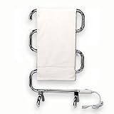 WarmRails - HCS - Heatra Classic Heated Towel Warmer - Satin Nickel - 24 W x 36 H in.