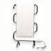 Warmrails Heatra Classic Freestanding Towel Warmer and Drying Rack, Chrome