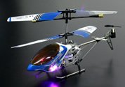 RCヘリコプター IRCヘリ ブルー 3チャンネル 室内ヘリコプター 完成品