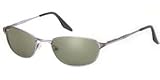 Ray-Ban Highstreet Sunglasses / Metal Square Wrap, Steel Gray/G-15 lenses