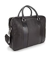 Double Handle Panelled Laptop Bag