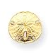 14k Large Sanddollar Post Earrings
