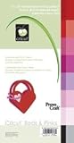 Provo Craft 6 Inch by 12 Inch Cricut Cardstock Pad, 32/Sheets, Reds and pinks