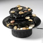 HOMEDICS FOUNTAIN ROCK GARDEN ILLUMINATED