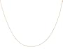 14k Rose Gold 1.2mm Singapore Chain Necklace, 18"