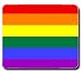 Gay Lesbian Pride Flag Mousepad Mouse Pad Mat
