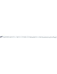 14K White Gold 4mm Flat Figaro Chain 18"