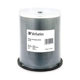 Verbatim CD-R 80MIN 700MB 52X White Inkjet Printable 100pk Spindle (95251)