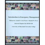 Introduction to Emergency Management (Custom for UMUC for HSMN 630) (07) (Paperback)