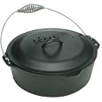 Lodge Logic Pre-Seasoned 5-Quart Dutch Oven with Loop Handles