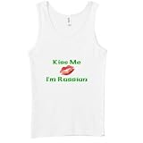 Kiss Me I'm Russian Women's Tank Top