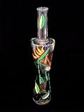 Bird of Paradise Design - Hand Painted - All Purpose V Bottle - 16 oz. with pour spout