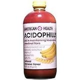 American Health Acidophilus Culture Bananaan 16 oz ( Five Pack)