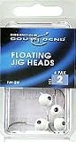 SOUTH BEND SPORTING GOOD FJH-2W FLOATING JIG HEAD SZ.2 WHITE (PACK OF 12)