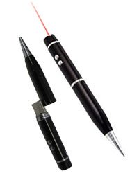 4-in-1 Pen with USB Flash Memory, Laser & LED Light