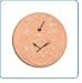 Terra-Cotta Clock and Thermometer