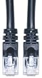 CAT6, UTP, with Molded Boot, 500MHz, Black, 3 ft