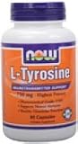 L-Tyrosine by NOW Foods - (750mg - 90 Capsules)