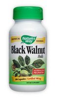 Black Walnut Hulls - 100 - Capsule