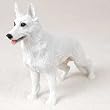 German Shepherd White Figurine - Gift for Dog Lovers