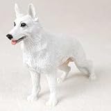 German Shepherd White Figurine