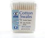 QUALITY CHOICE COTTON SWAB PURSE PACK Pack of 50 by CDMA