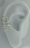 Sterling Silver Left Or Right Nonpiercing Squiggle Ear Cuff