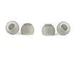 2 pair, Size Small GRAY - High density (thicker) silicone, replacement ear cushions for ear-canal fitting earphones earbuds