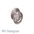 RV Designer Collection A313 Pleated Shade Hold Downs - Pair