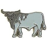 Metal Lapel Pin - Animal - Cattle,Bulls and Buffalo - Texas Longhorn
