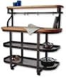 Enclume BSBB1 Baker's Sideboard Base Only Version Kitchen Furniture, Hammered Steel and Wood