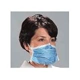 Alpha ProTech PFL Earloop Face Masks with Magic Arch Supports, Blue Stripe, 300/cs