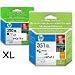 XL - DUO PACK - HP Hewlett Packard black (5 x more prints ) & colour ( 3 x more prints ) ink cartridge - high capacity for Photosmart / Deskjet / Officejet printers (click to view supported models)