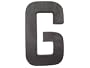 Craft Pedlars Paper Mache 8" Letter G Black