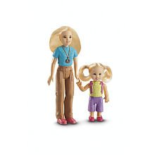 Image of Loving Family Dollhouse Figures: Mom & Toddler