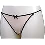 Ex-Store Pink Thong Edged in Black